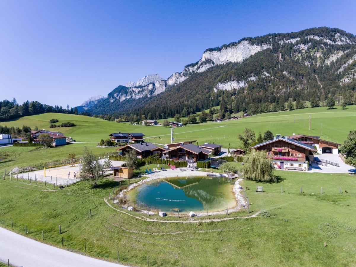 Narzenhof Wellness Chalets, Familien & Luxus Apartments Am Bauernhof St. Johann in Tirol Kültér fotó
