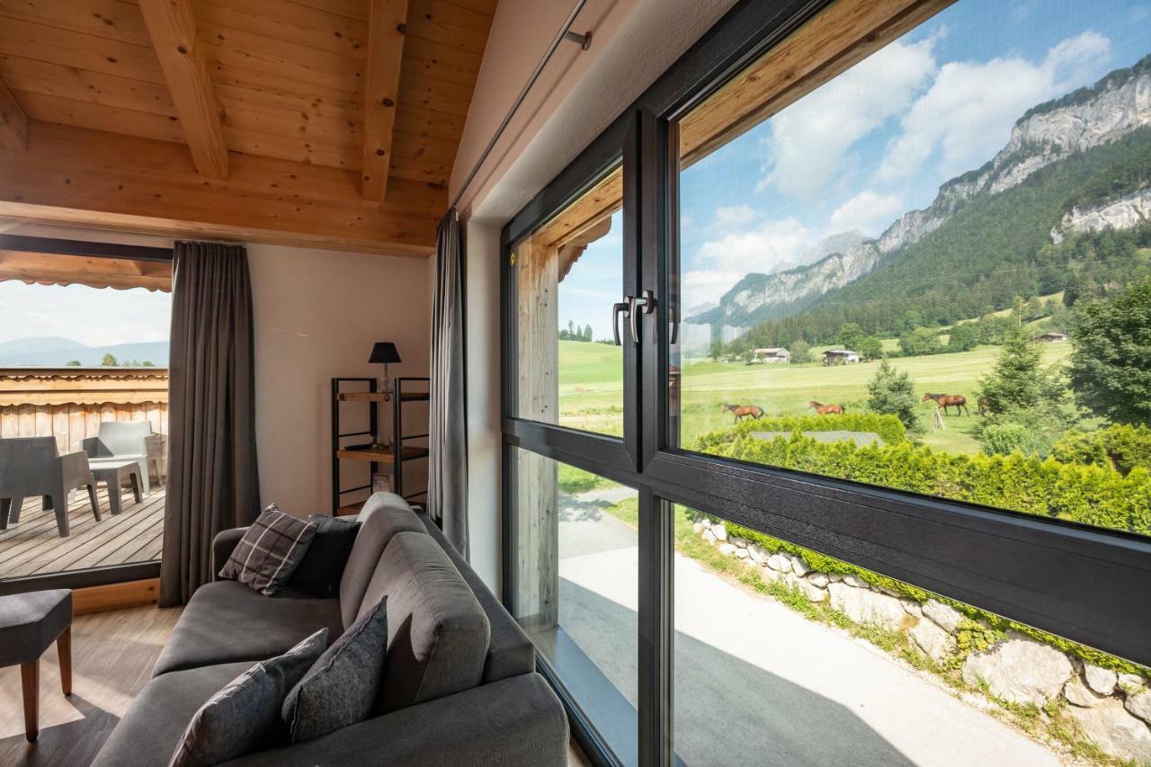 Narzenhof Wellness Chalets, Familien & Luxus Apartments Am Bauernhof St. Johann in Tirol Kültér fotó