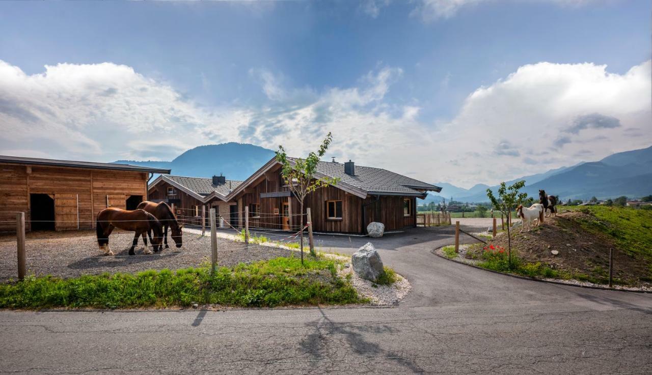 Narzenhof Wellness Chalets, Familien & Luxus Apartments Am Bauernhof St. Johann in Tirol Kültér fotó